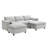 [VIDEO]86.5'' Chenille Modular Sectional Sofa With Storage Pockets-593755526