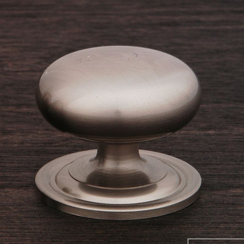 CK Series Mushroom Knob, Satin Nickel (Pewter), Large