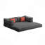 Canapé modulaire, canapé convertible Pudding Block, canapé-lit sur pied avec accoudoirs et canapé-lit confortable, canapé à compression pour le salon et la chambre à coucher-121068835