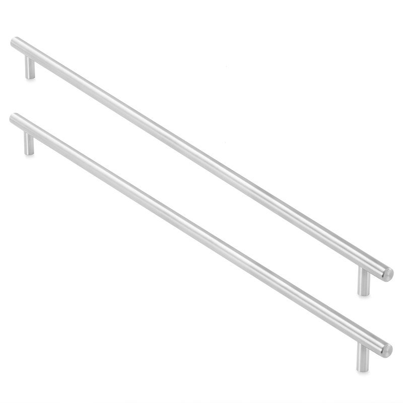 Brushed Nickel 25" Modern Stainless Steel Bar Pull