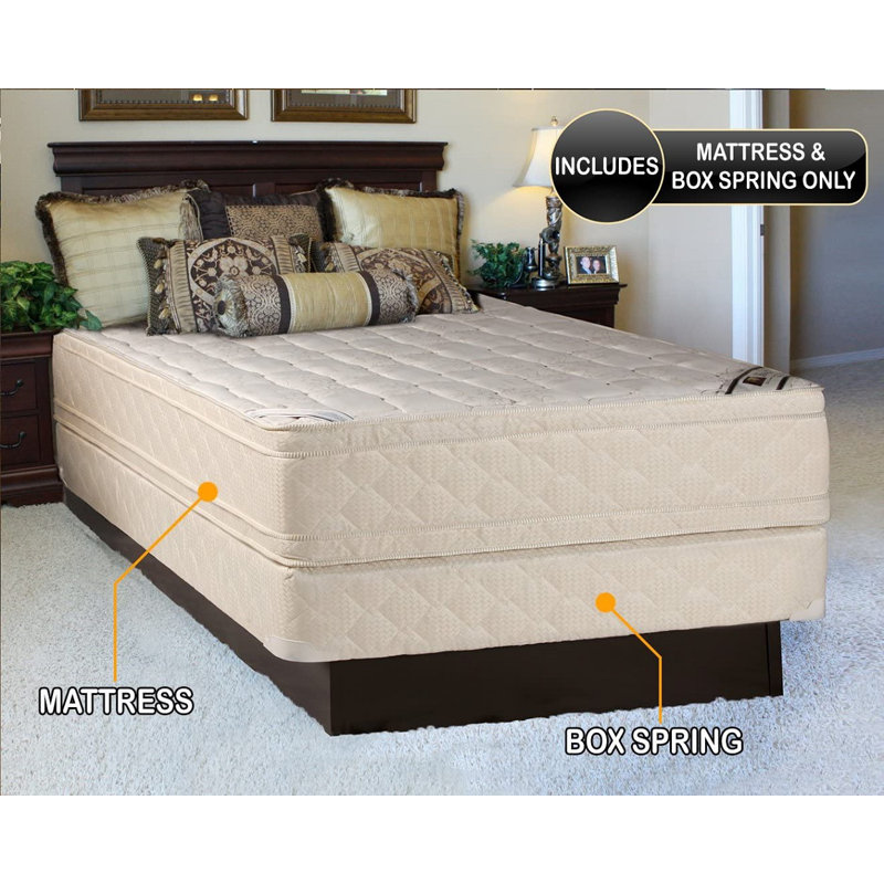 Alwyn Home Nagle Full / Double 13'' Firm Innerspring Mattress and Box Spring