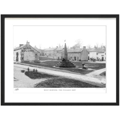 West Burton, The Village 1889 by Francis Frith - Single Picture Frame Print