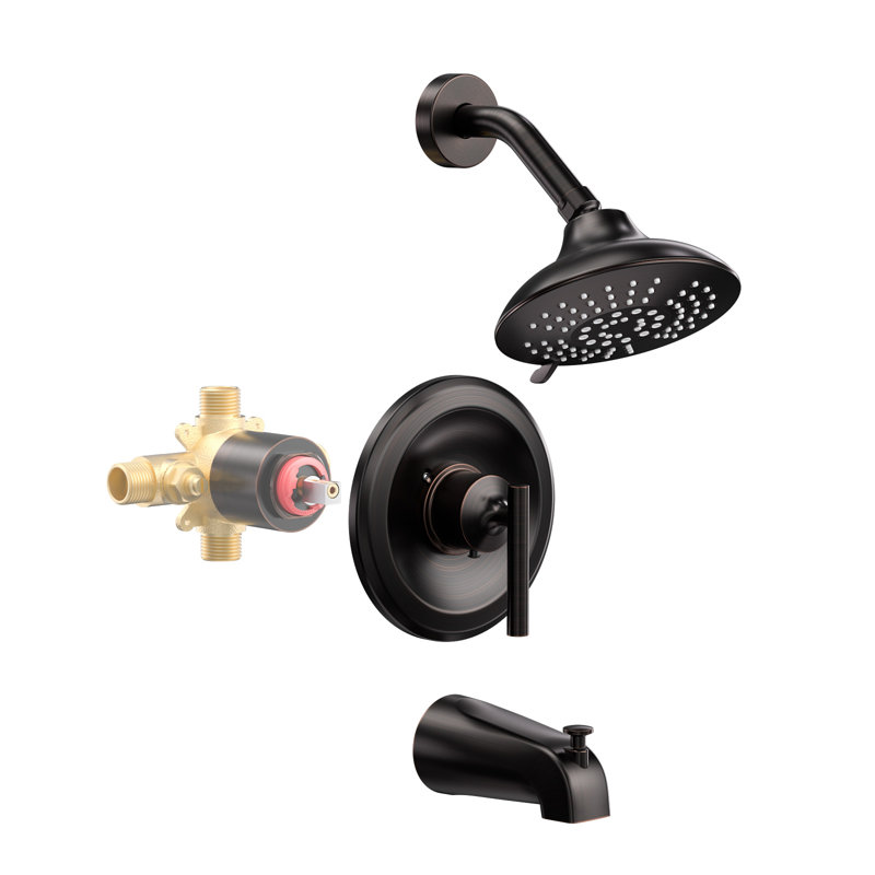 All-In-One Kit with Rough in-Valve, Oil Rubbed Bronze