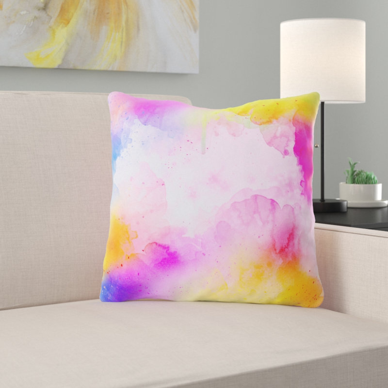 Housse et insert de coussin carré Lovelle, Microsuède, Intérieur