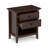 Amherst 24"W Solid Wood Transitional Nightstand with 2 Drawers and Open Storage Shelf-1555043988