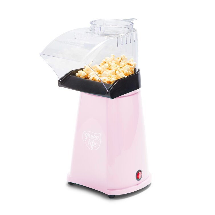 Small Popcorn Machine Popcorn Maker - Mini Electric Popcorn Popper Maker  Air Popper Small Hot Air Popcorn Popper with Measuring Cup and Removable  Lid