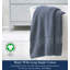 Serviette de bain en coton biologique certifiée GOTS & OEKO-TEX de Sengul - 650 g / m², à longues fibres, peluche, à séchage rapide et absorbante, 30 po x 58 po-102360948