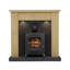Barrowden Electric Timber Inglenook Fireplace-137339829