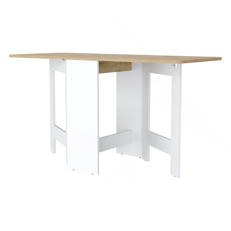Table de salle à manger Cole and Macadamia, Blanc