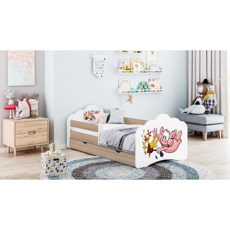 Matus Standard Themed Beds, Sonoma Oak
