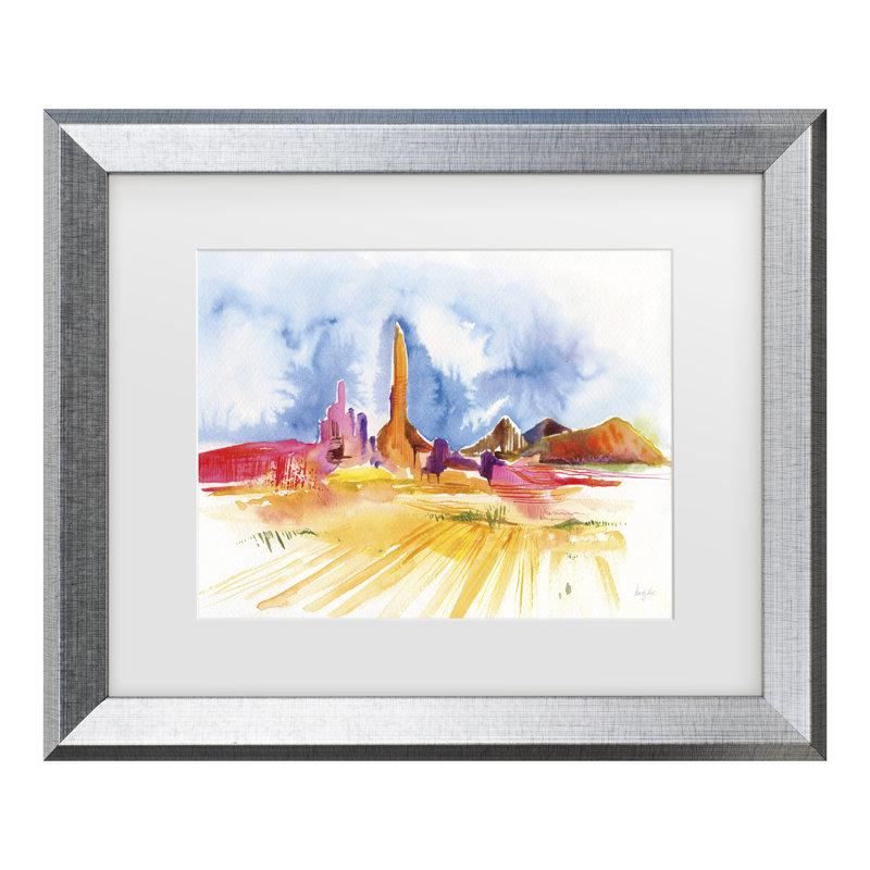 Bolog Kristy Rice Formation Matted Framed Art