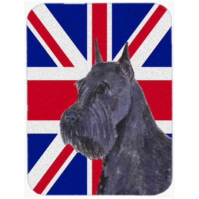 Union Jack Wood Glass Cutting Board