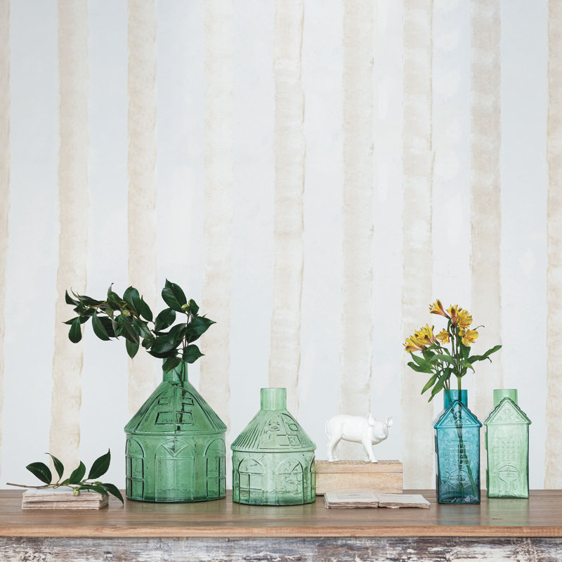 Charming Glass House-Shaped Vases