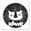 « andish lion rawr », art encadré-1515631265-1515651764