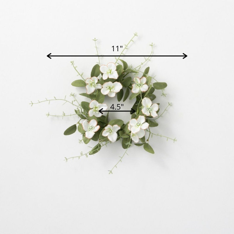 Couronne de cornouiller artificielle McQuade, 11"