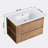 Litisha 29.7 " W Wall Mounted Wall Mounted Single Double Single Vanity Bathroom Vanity With Ceramic Top-1580319867