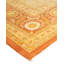Tapis orange / jaune / ivoire en laine noué à la main de conception unique 10 pi 6 po x 14 pi 4 po Hinley