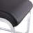7-Piece Modern Rectangular Dining Set with Chrome Base and Upholstered Cantilever Chairs-1739321192-1739321199