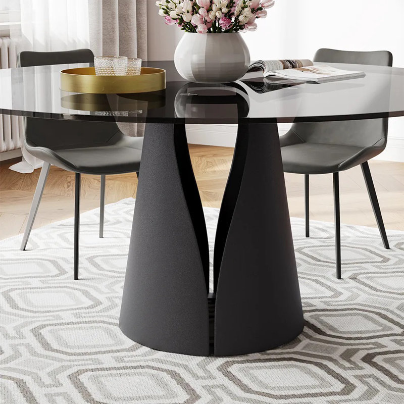 Table de salle à manger Teferi, H 29,53 po x L 47,24 po x l 47,24 po