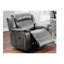 Fauteuil inclinable contemporain oscillant bleu 1 pièce