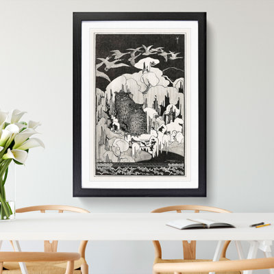 Owls at Winter by Theo Van Hoytema - Framed Print