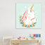 «Unicorns and Flowers I» par Noonday Design - reproduction d'art-53057850-53057852-53057861