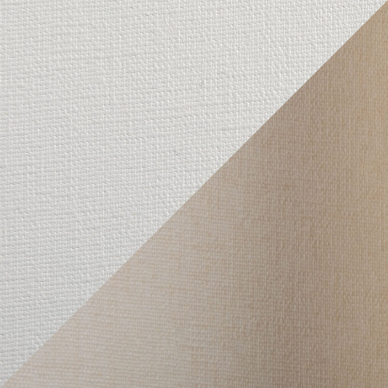 Neutral Abstract Clouds Canvas Art in White and Beige