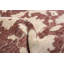 Tapis zone en laine brun/ivoire 2 pi 10 po x 4 pi 8 po noué la 2010 chobi one-of-kind Pande