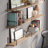 Jeses 60" W Solid Paulownia Wood Bracket Wall Shelf -1245576825