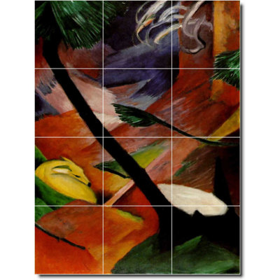 Carreau de peinture murale 24 po x 32 po 8 po x 8 po