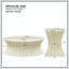 Tables basses rétro en fibre de verre-1922808202