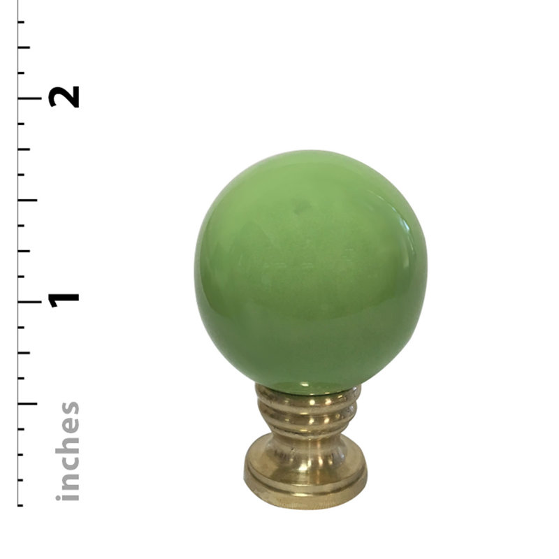 Faîteau de lampe sphérique en céramique, Vert