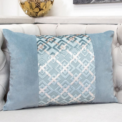  Rectangular Velvet Pillow Cover & Insert