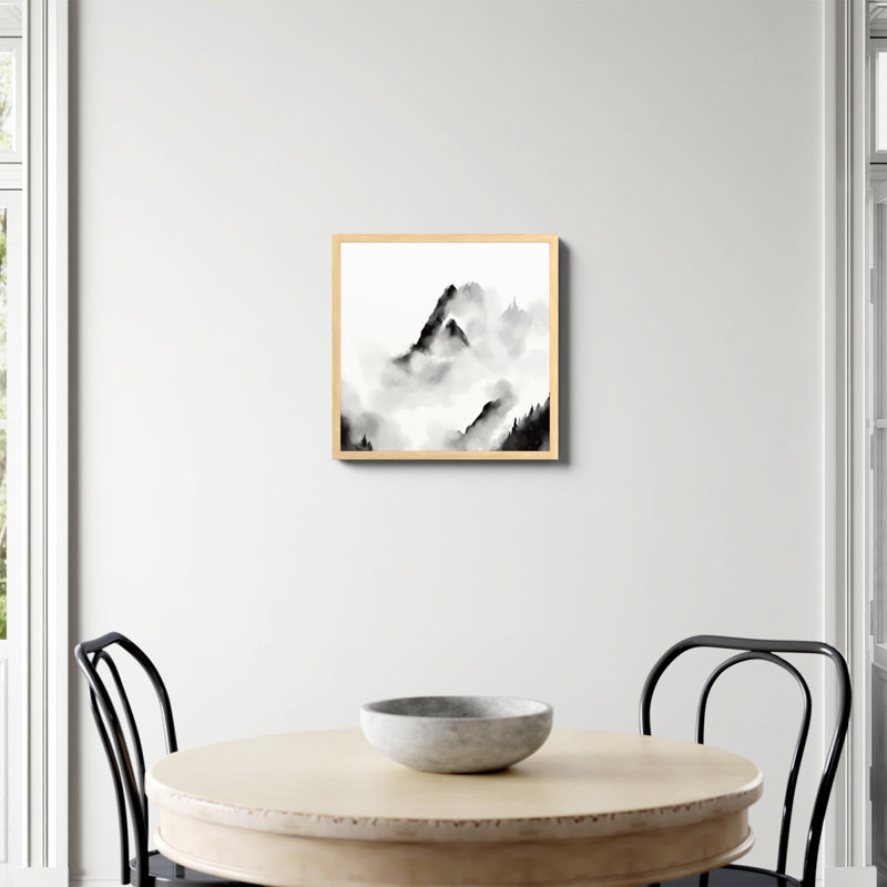 «Japon» par Dan Hobday, Non, H 20 po x l 20 po, Papier avec cadre photo en érable