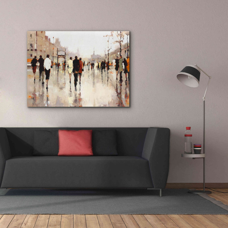 «Lone Lilly» par Lorraine Christie, estampe numérique sur toile, H 40 po x l 54 po x P 1,5 po
