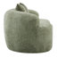 Canapé courbé vert avec accoudoir rond, canapé à compression avec 2 coussins, canapé pour petit espace, salon, chambre à coucher, sans assemblage-709501110