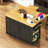 48 Inch Large Kitchen Island With Drop Leaf,Power Outlet,Internal Storage Rack,Rolling Kitchen Storage Cart On 5 Wheels With 5 Open Side Racks For Kitchen,Dining Room-179052869