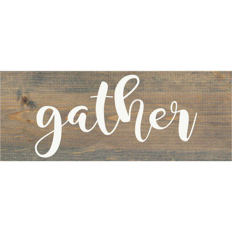 " Gather " by Sawdust City, Weathered Gray