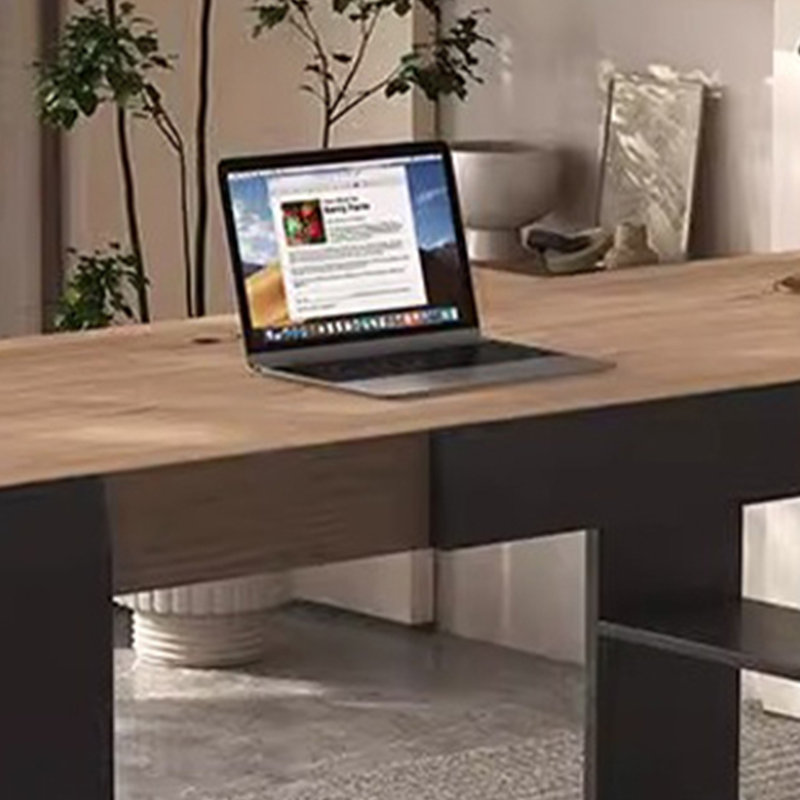 Bureau français de style rétro, H 30,7 po x l 62,99 po x P 29,52 po