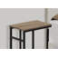 Table d'appoint, en forme de C, bout, côté, collation, salon, chambre à coucher, stratifié aspect marbre blanc, métal noir, contemporain, moderne-1822039339