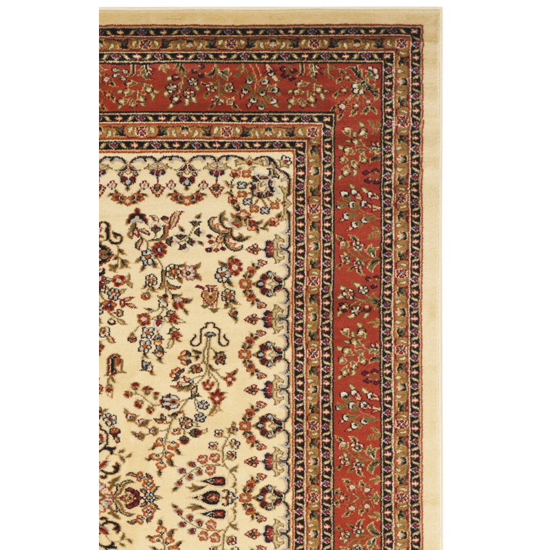 Klose Oriental Machine Made Power Loom Polypropylene Area Rug in Brown/Beige, Rectangle 3'3" x 5'3"