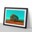 Gazing at the Tree in Abstract - Framed Print-55726920-55726923