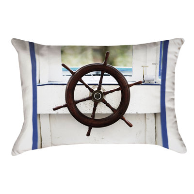 Coussin lombaire à roue de bateau Katelyn Smith