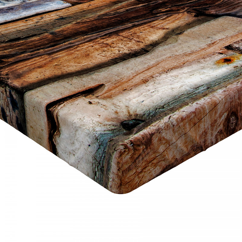 Drap-housse en microfibre Driftwood, Drap-housse de taille double