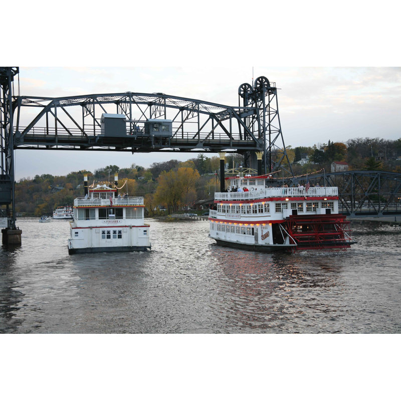 Adhésif décoratif bateau fluvial VI, 40 po x 60 po