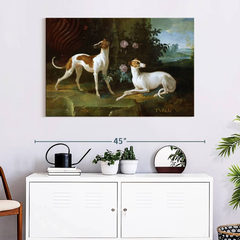 Misse And Turlu, 26" H x 39" W