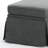 Upholstered Gray Skirted Rectangular Storage Ottoman with Lift-Top (Set of 2)-413304212