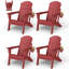 Ensemble de 4 chaises Adirondack pliantes-1050472139