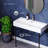 Claire 40 Ceramic Console Sink White Basin-1008977586