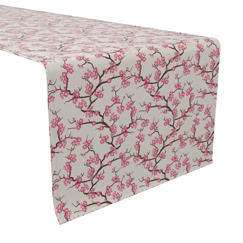 Conradin Rectangular Floral Cotton Table Runner